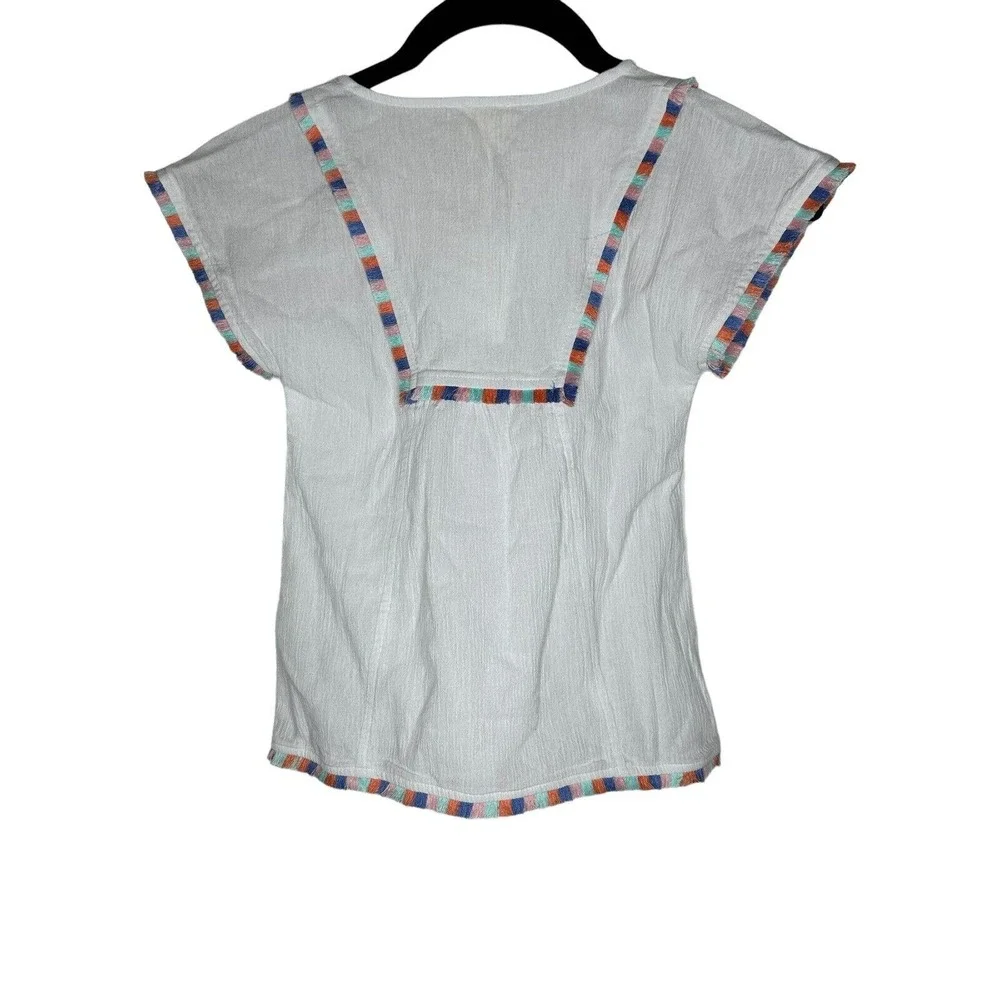 NWT J Crew Crewcuts Factory Girls Beach Dress XXS Cover Up Gauze Cotton White‎